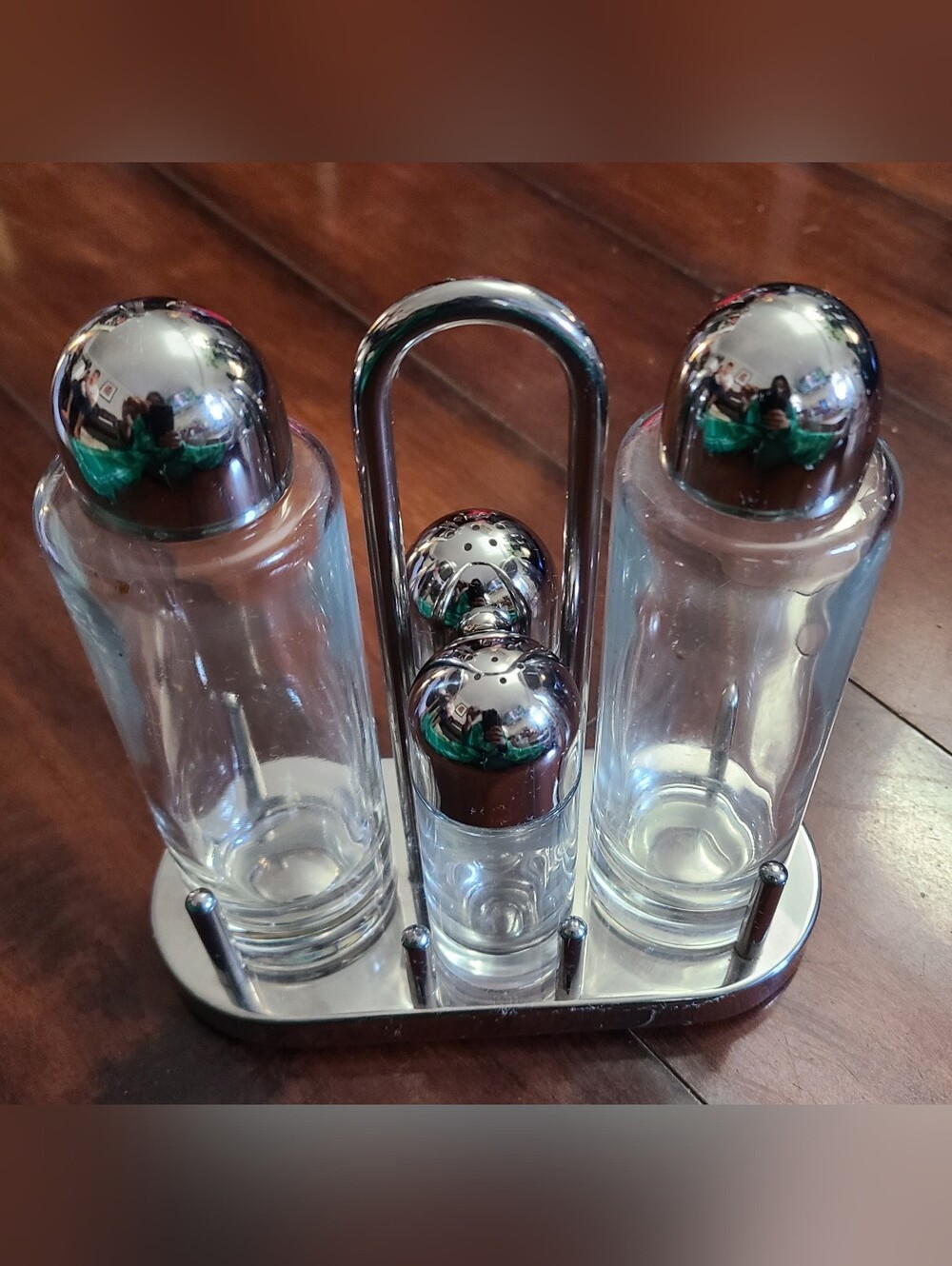 Vintage Alessi 5070 Condiment Set by Ettore Sottsass | Postmodern Italian Cruet